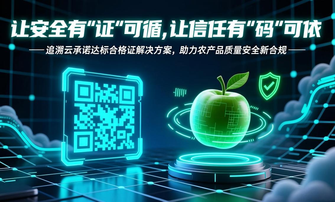 追溯云承诺达标合格证解决方案，助力农产品质量安全新合规