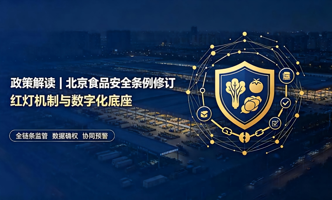 政策解读｜北京拟将农批市场“红灯机制”入法